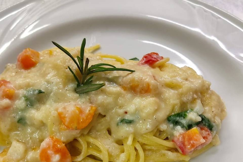 Spaghetti al baccala