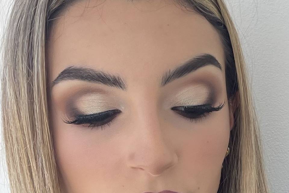 full glam make-up