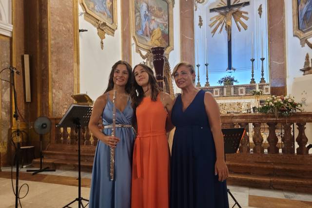In trio