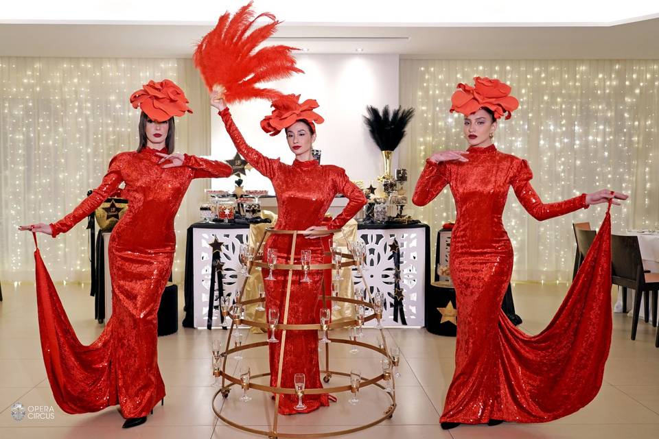 Glamour style   red