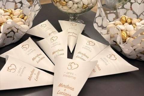 Confettata nozze oro