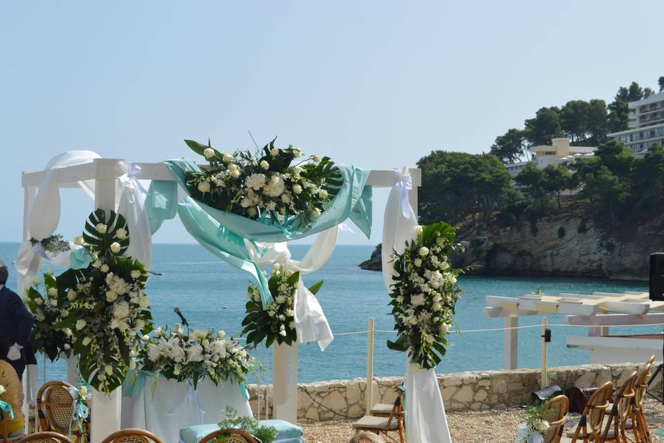 Cerimonia in spiaggia