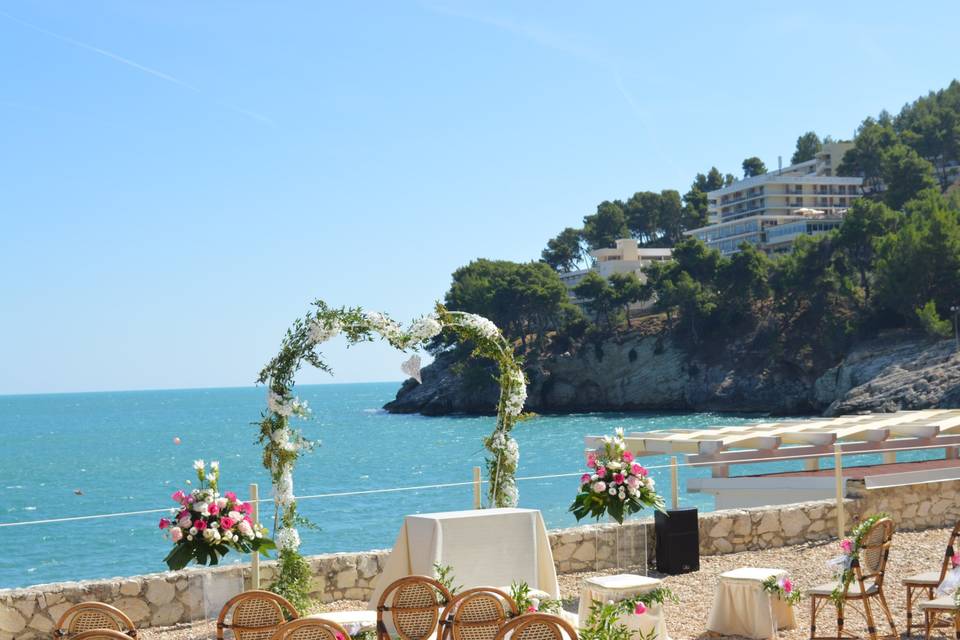 Cerimonia in spiaggia