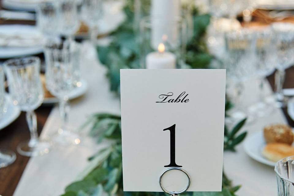 Wedding table