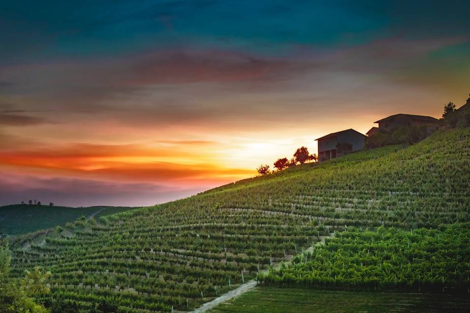 Tramonto magico in terrazza