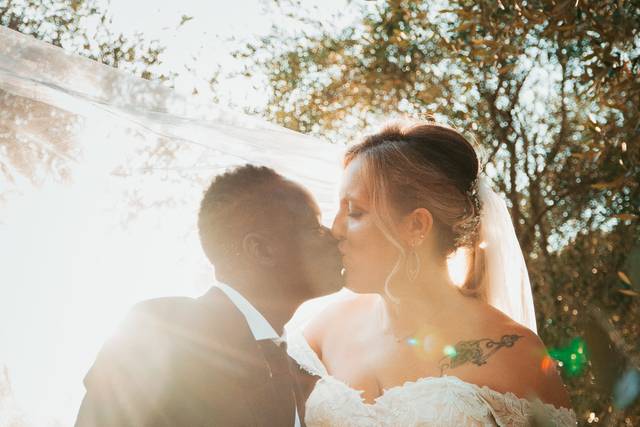 Sunset wedding