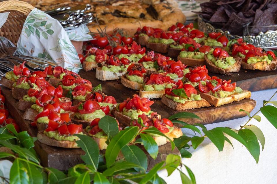 Pranzo e allestimento