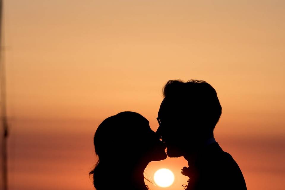 Matrimonio al tramonto