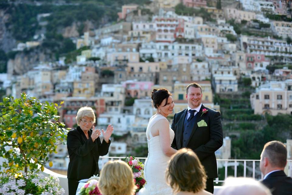 Matrimonio  a Positano
