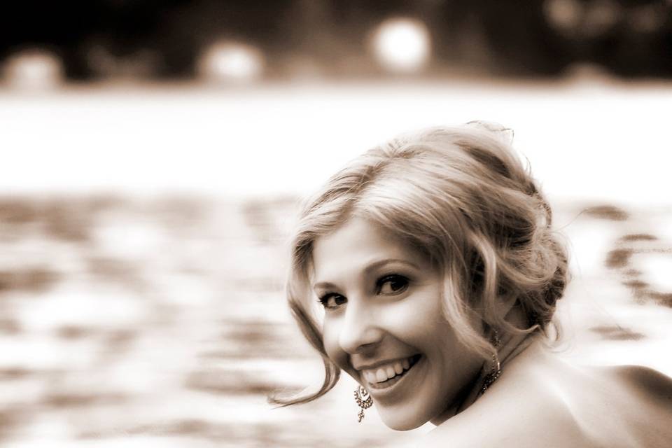 Sposa in un momento di relax