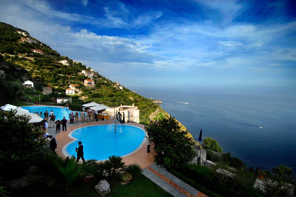 Splendida vista ad Amalfi