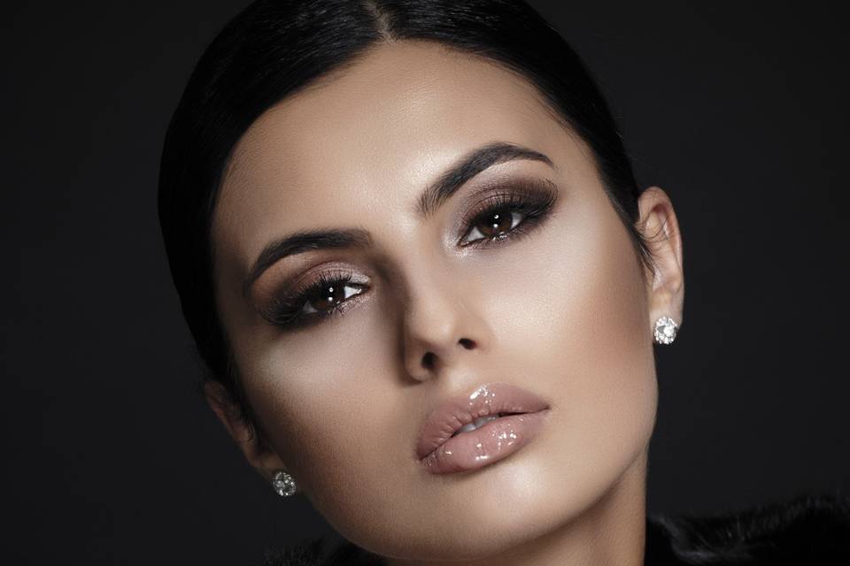 Trucco glam sofisticato con de