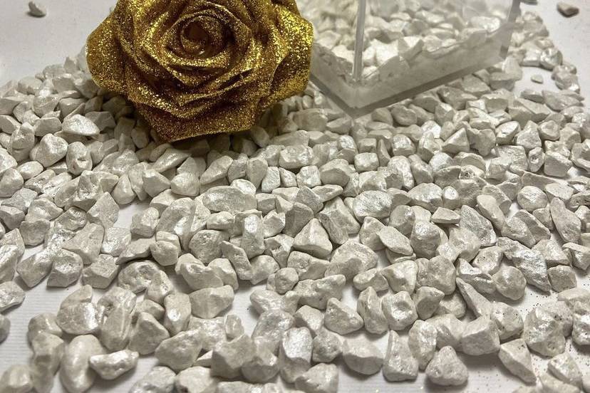 Rosa oro con brillantini