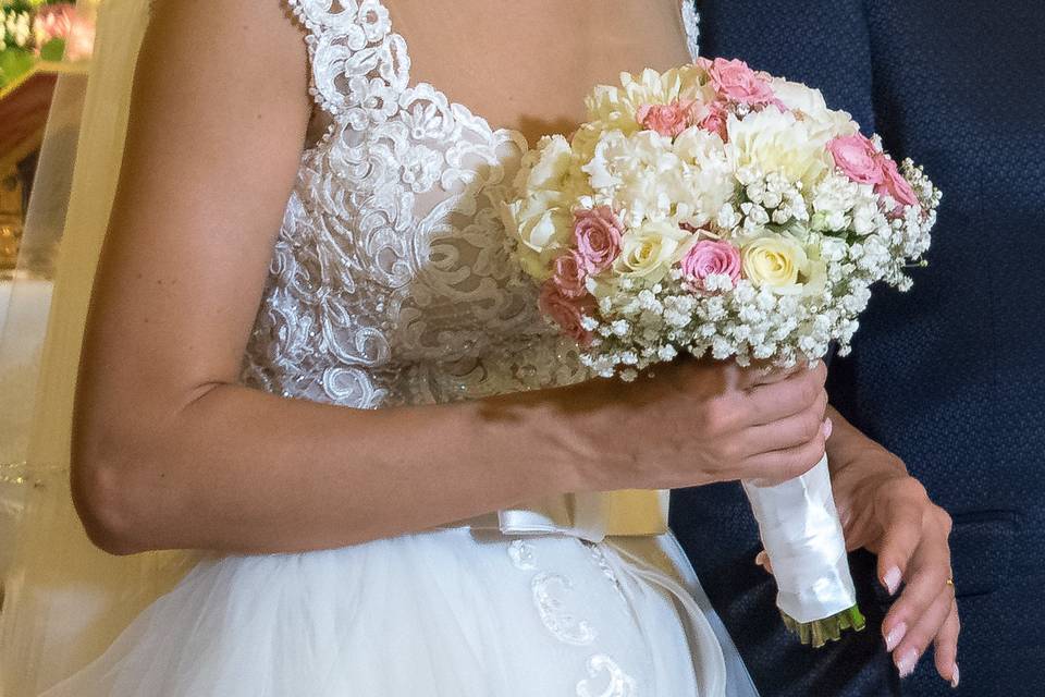 Classic pink&white wedding