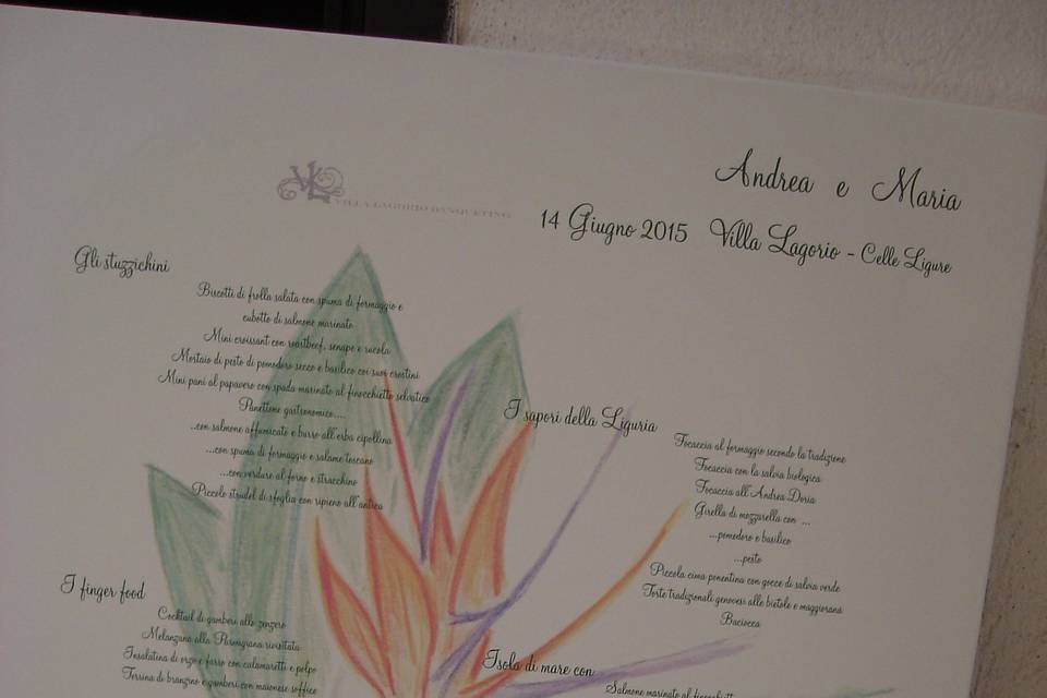 Tableau de mariage personalizz