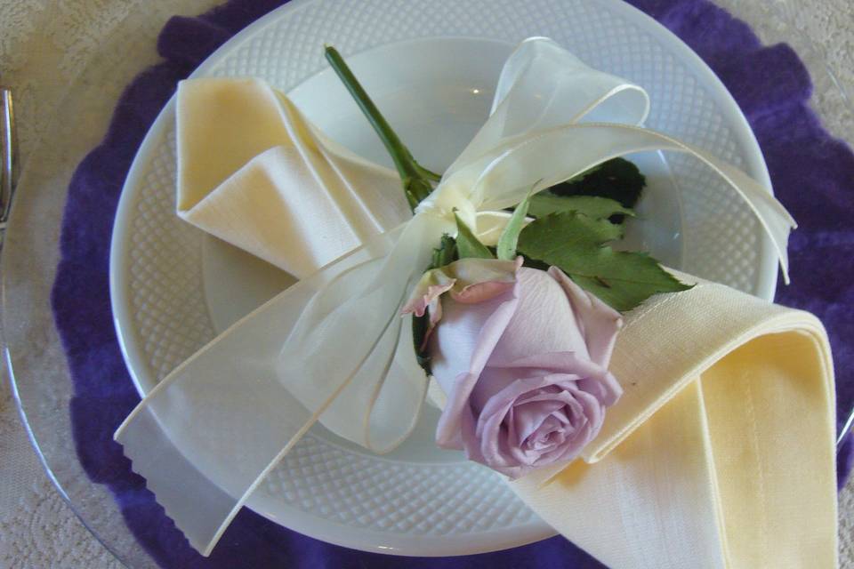 Foto tavolo sposi