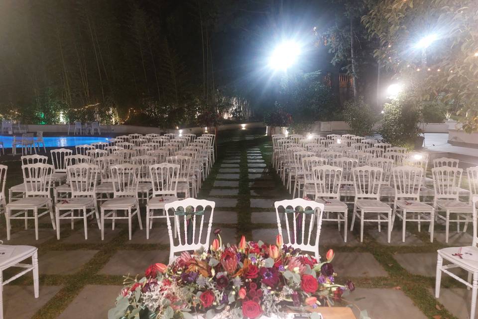 Cerimonia a bordo piscina