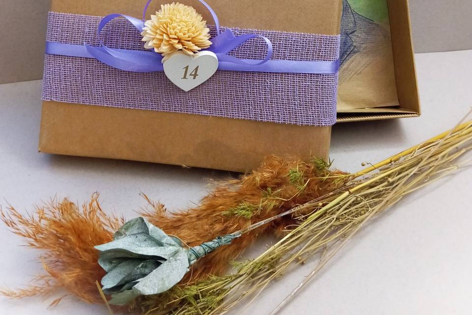 Bomboniera scatola 25x25 cm