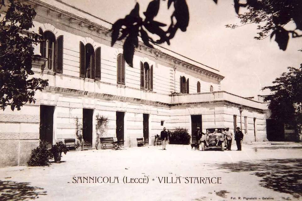 Foto storica della villa