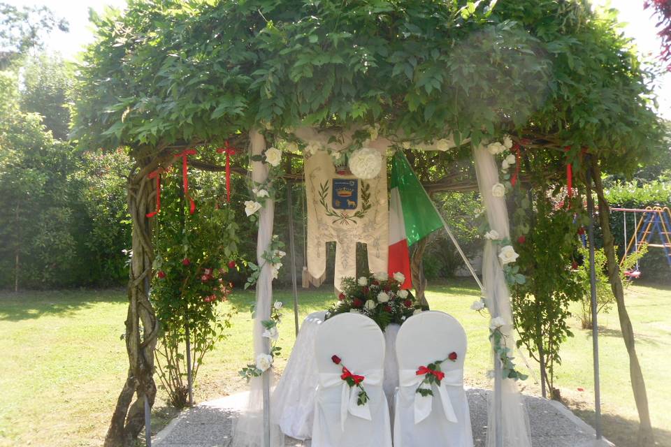 Gazebo per cerimonia civile