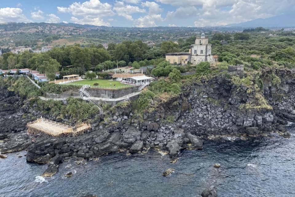 Il faro di Capo Mulini