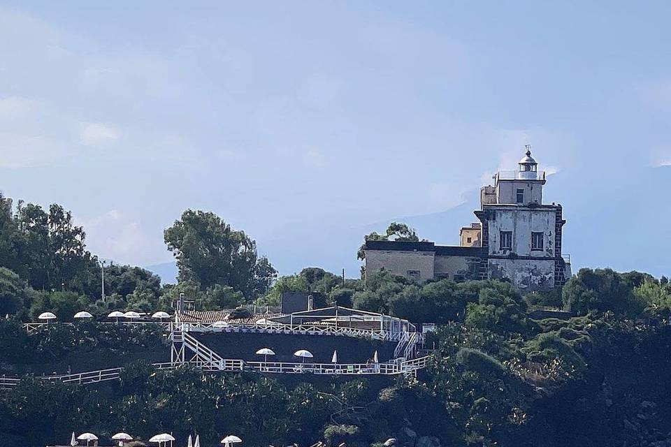 Il faro di Capo Mulini