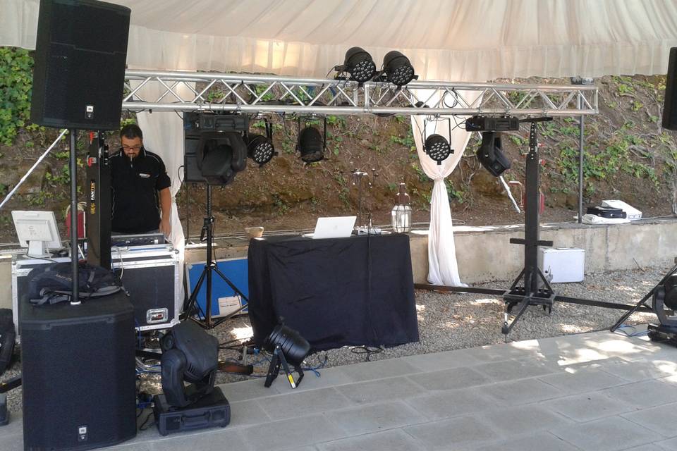 Preparazione disco matrimonio