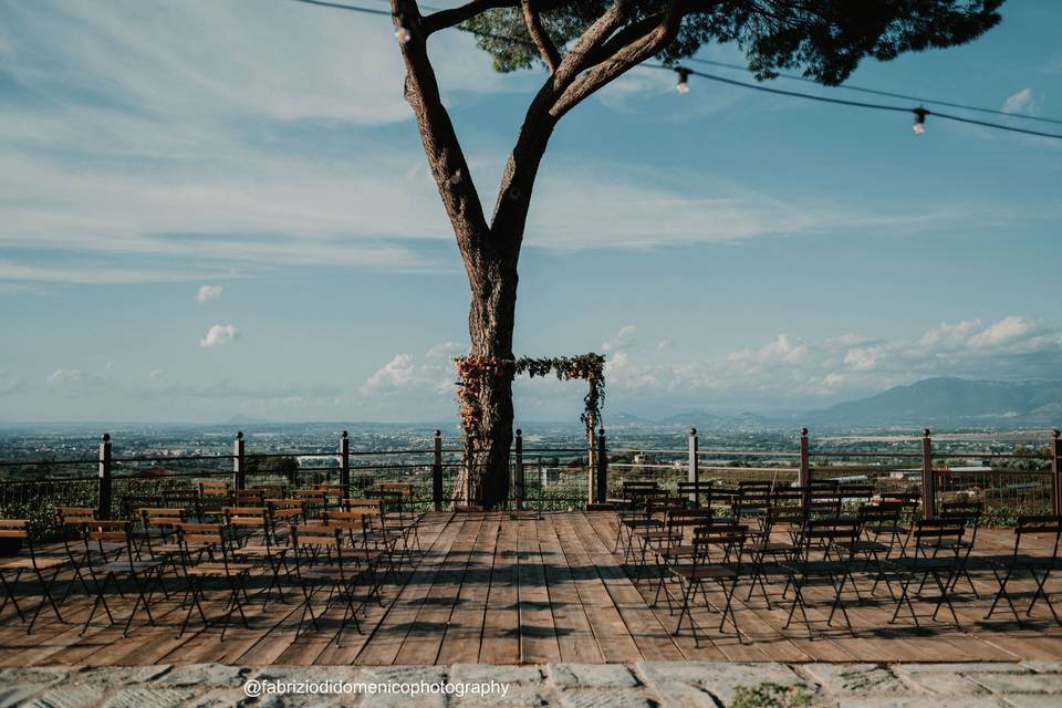 Cerimonia all'aperto