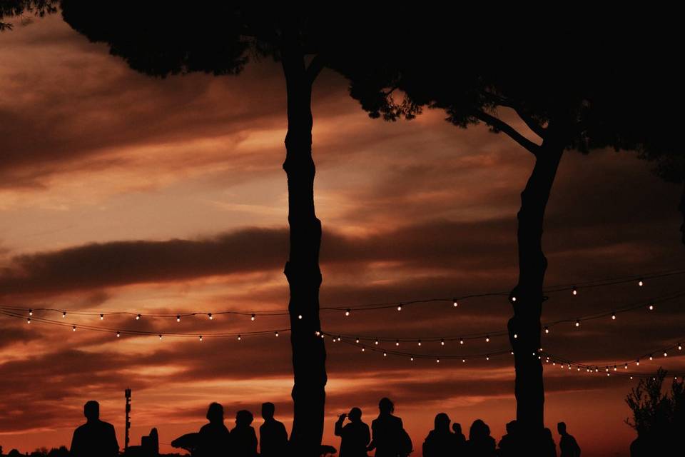 Vista con Tramonto
