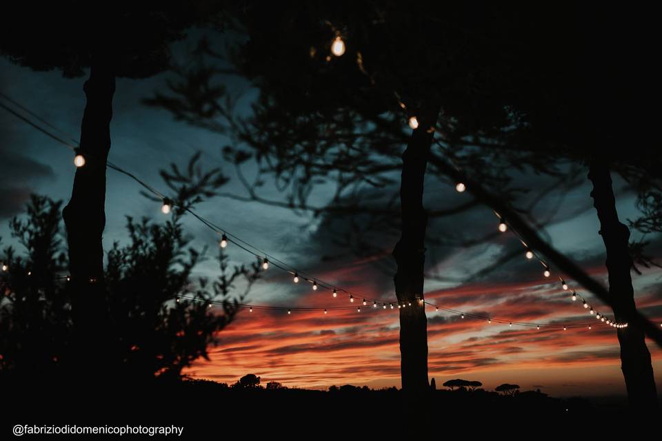 Vista con Tramonto