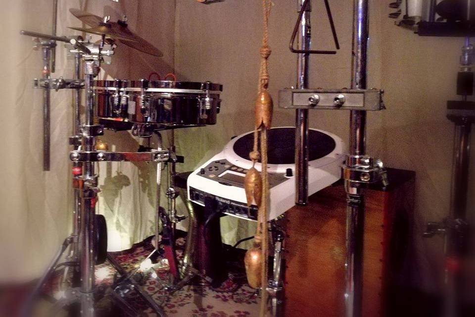Percussion setup