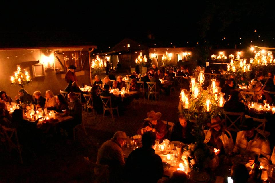 Piazzale delle feste di notte