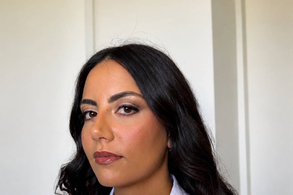 Glam makeup