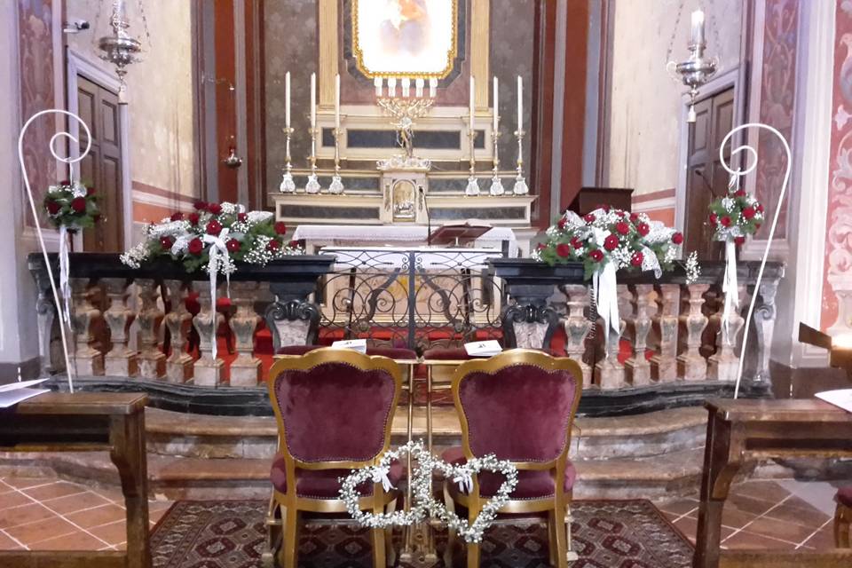 Allestimento chiesa