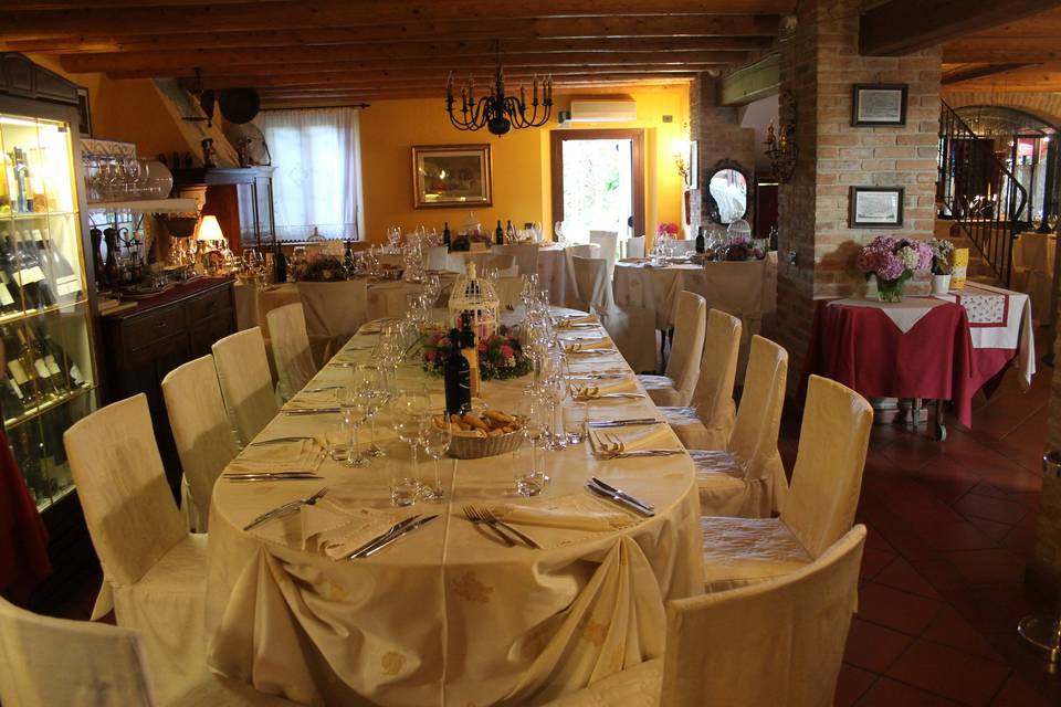 Tavolo in sala interna