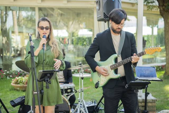 Duo on stage