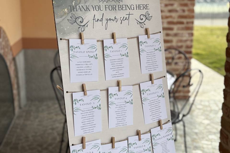 Tableau de mariage