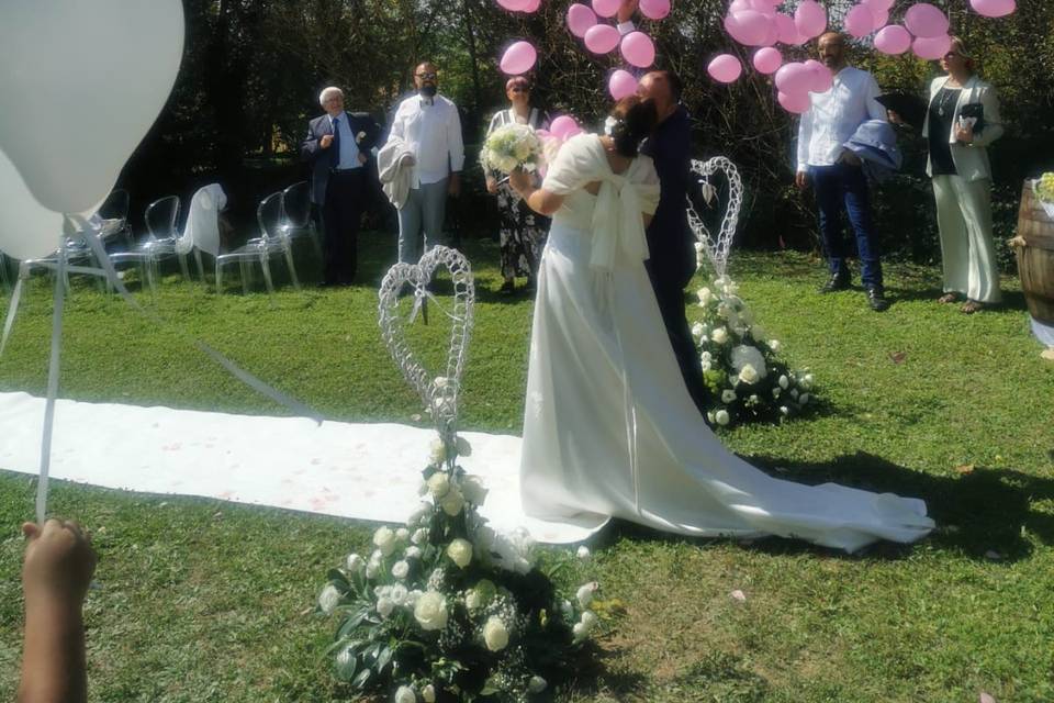 Matrimonio e palloncini