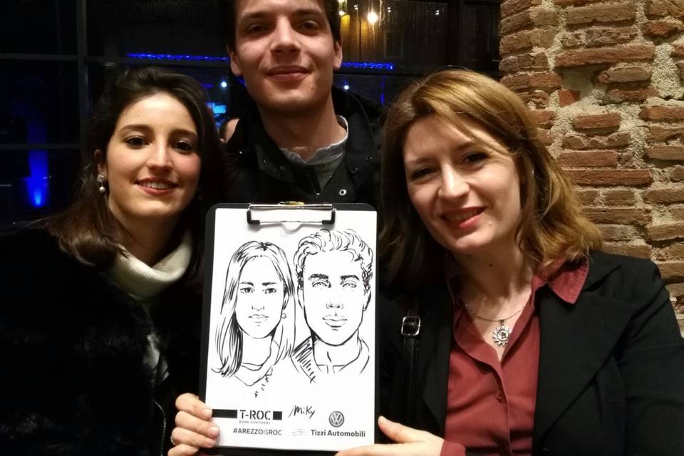 Caricatura in live