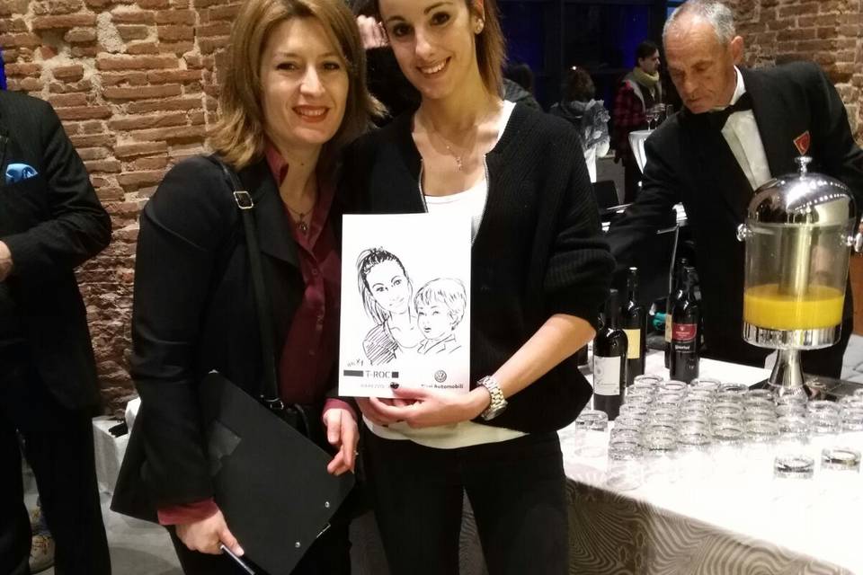 Caricatura in live