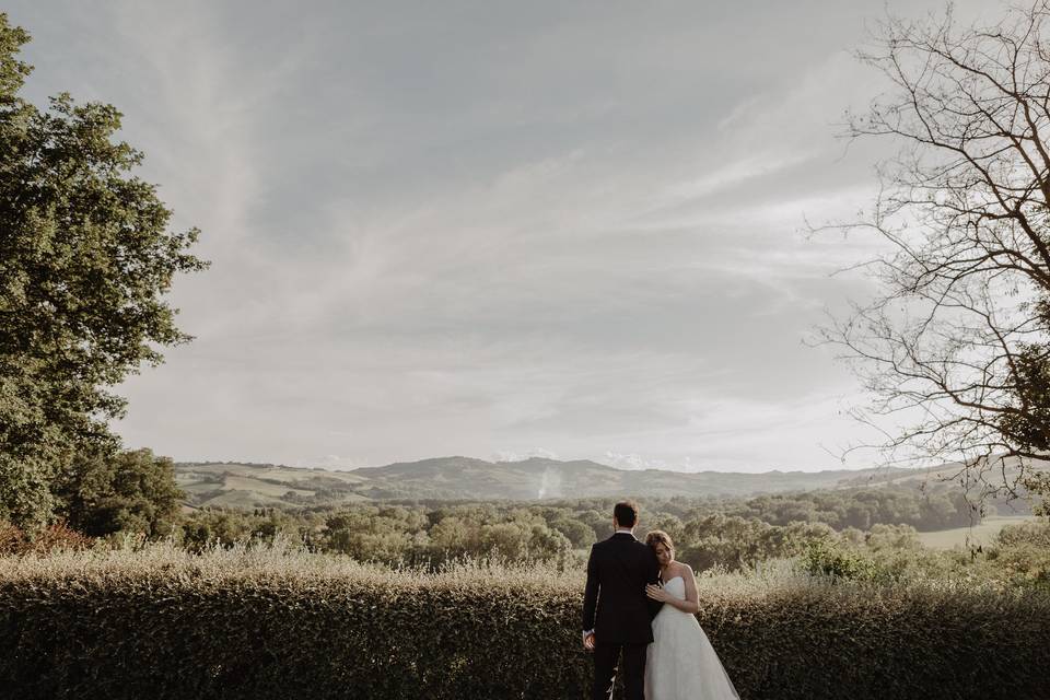 Matrimonio nel verde a Urbino