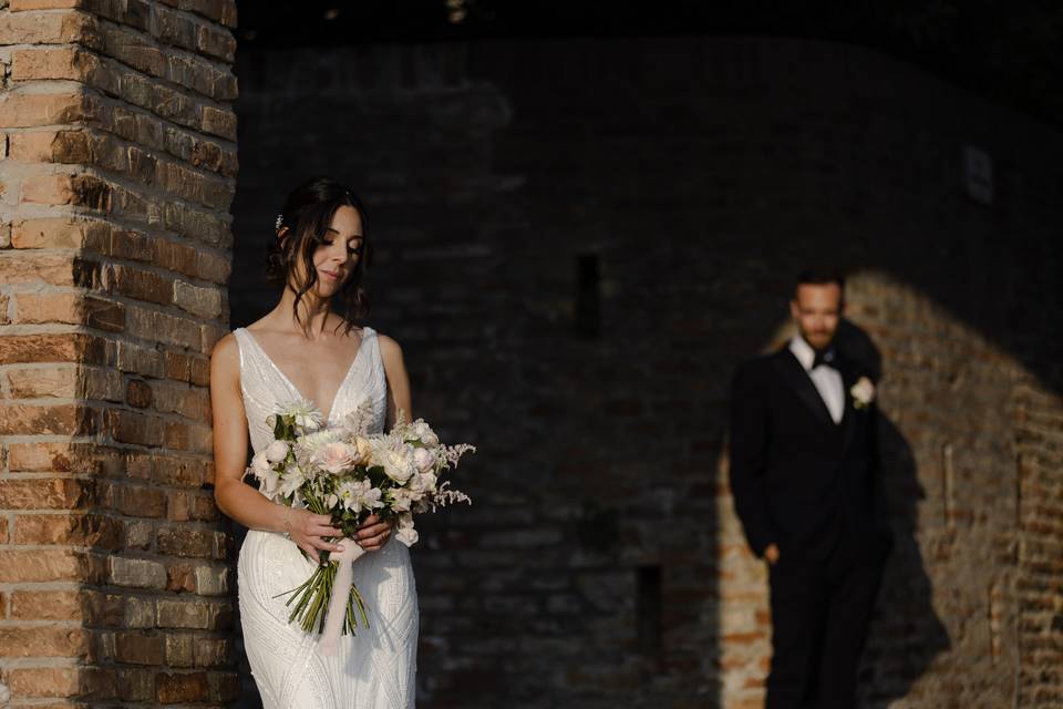 Matrimonio elegante a Gradara