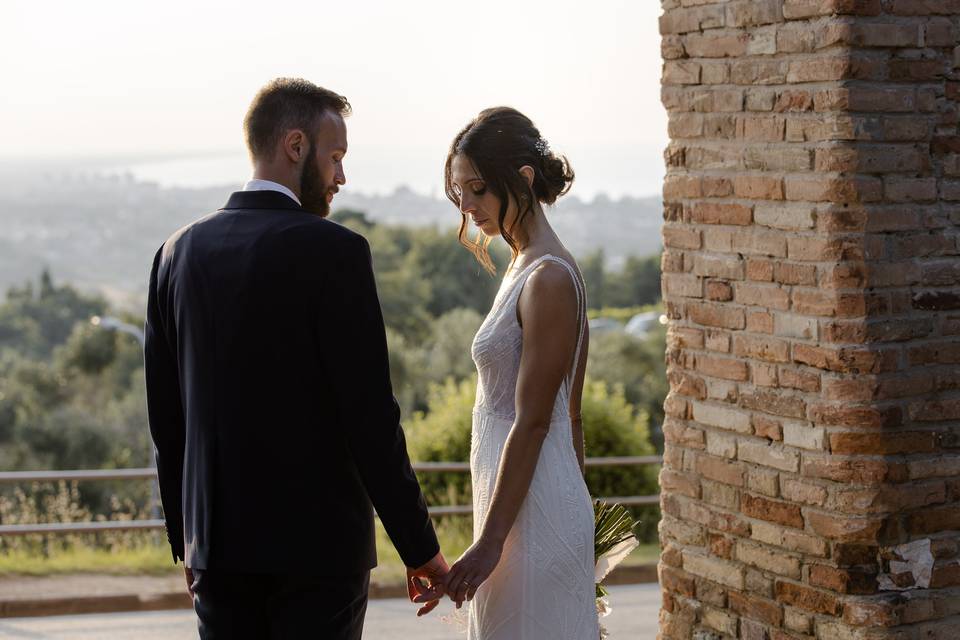 Matrimonio elegante a Gradara