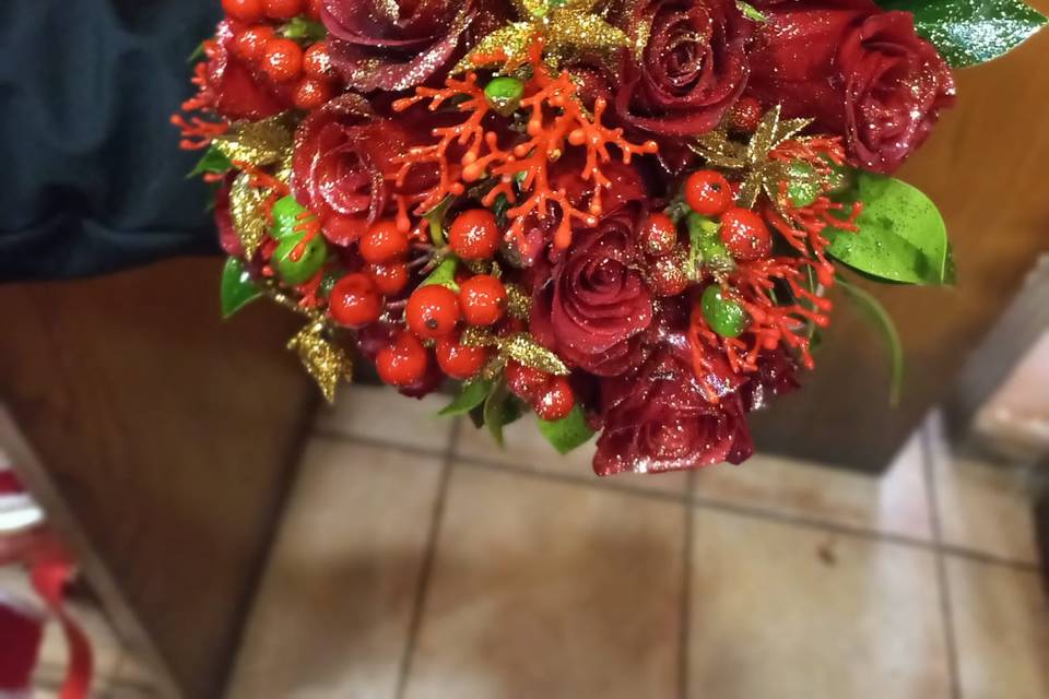 Bouquet Da sposa t natalizio