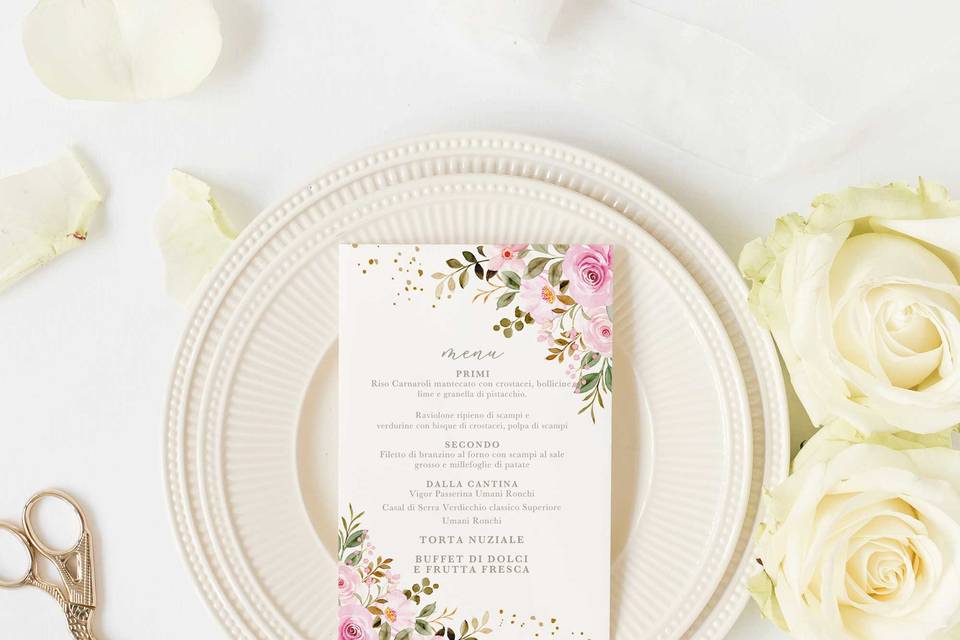 Menu peonie