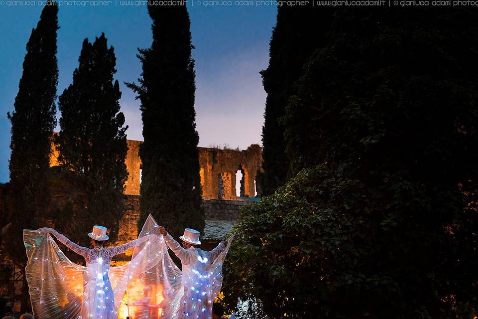 Trampolieri luminosi