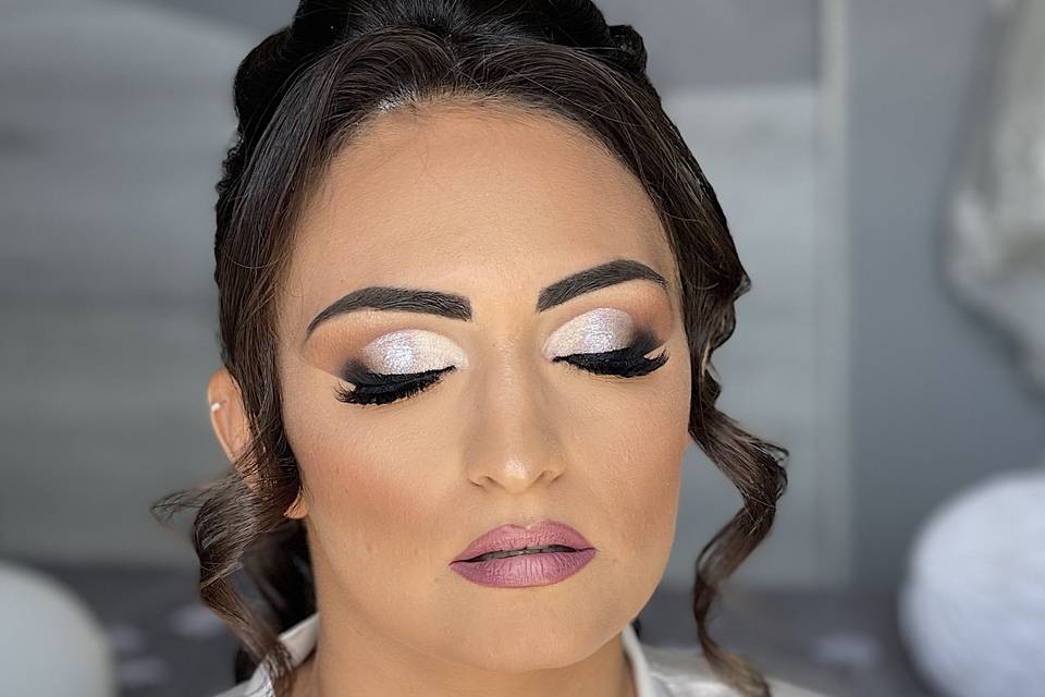 Dettagli trucco sposa Viviana