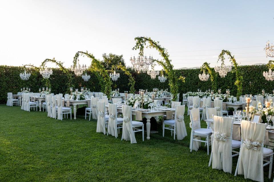 Cena in giardino