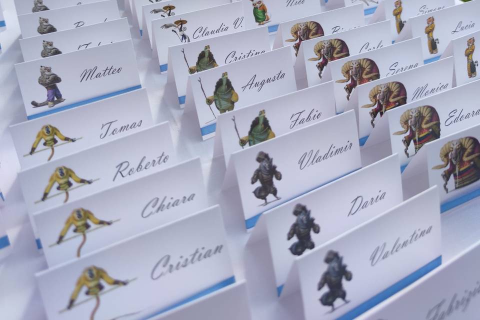 Luca e Nadia: escort card