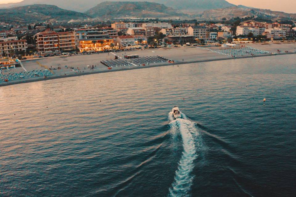 L’arrivo in Barca